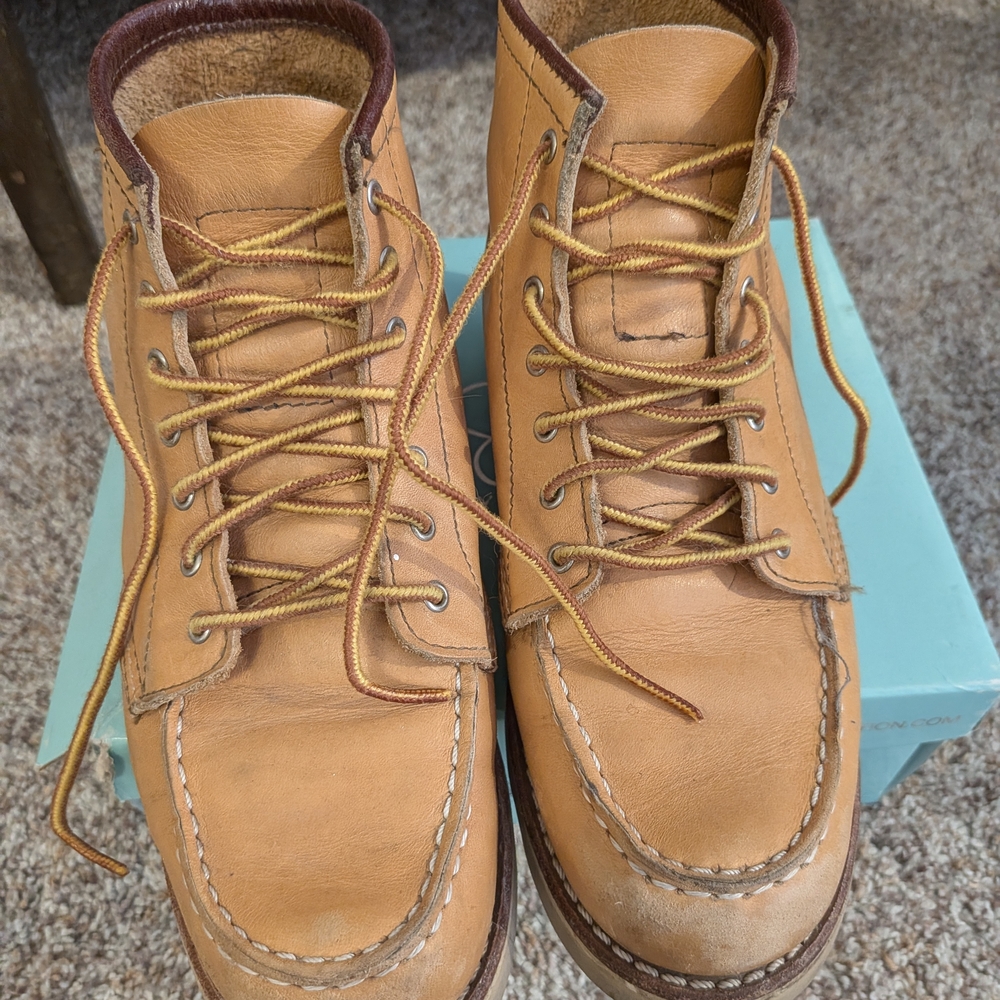 Red Wing Shoes Tan Leather Women's Boots